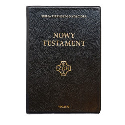 Biblia pierwszego Kościoła. Nowy Testament. Wydanie kieszonkowe. Duże litery. Czarna oprawa.