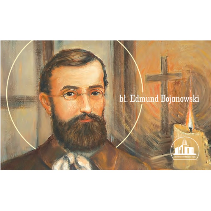Magnes z wizerunkiem bł. Edmunda Bojanowskiego