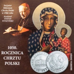 Medal srebrny 1050-lecie Chrztu Polski