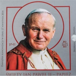 Medal srebrny z wizerunkiem św. Jana Pawła II