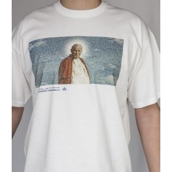 Koszulka biała z Wielkim Portretem Jana Pawła II