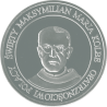 Medal srebrny z wizerunkiem św. Maksymiliana Marii Kolbego